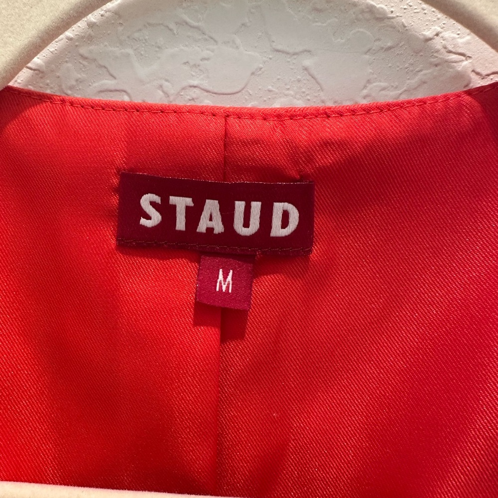STAUD Brett Vest in Red - Picture 8 of 9